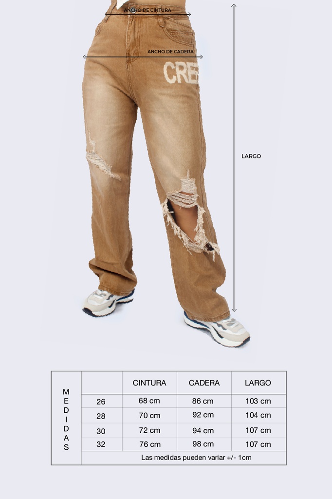 PANTALON DENIM CRECI