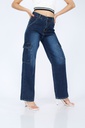 PANTALON DENIM CARGO