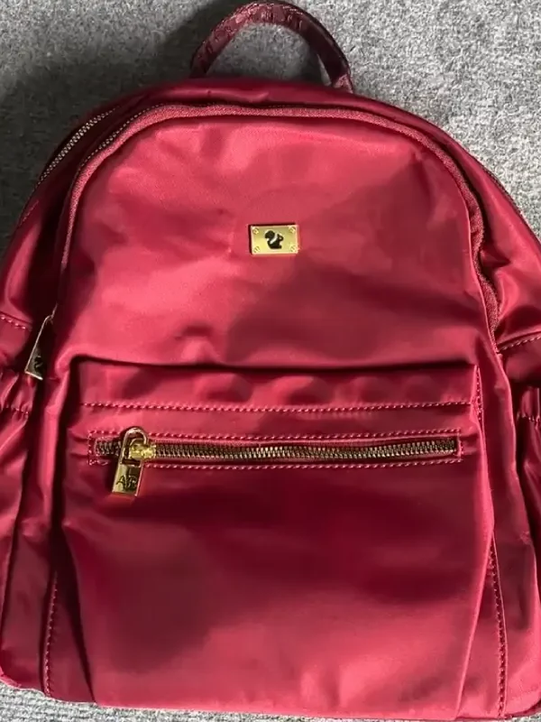 Ardilla roja mochila roja