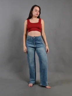 Jean Indivar | Pantalón Recto de Mujer