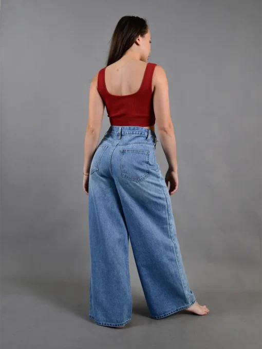 Jeans Mujer Naima Wide Leg: Estilo y Confort - Imagen 2