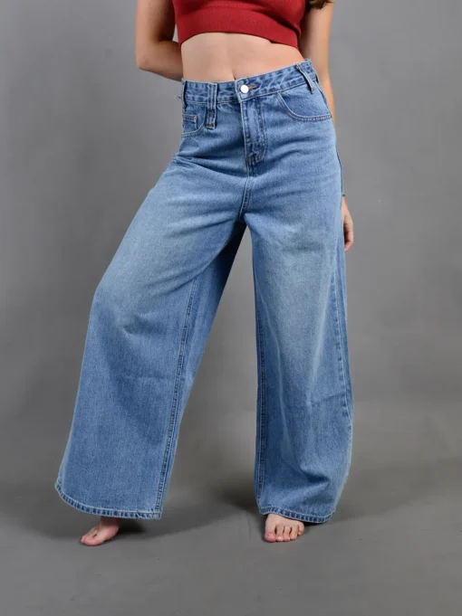 Jeans Mujer Naima Wide Leg: Estilo y Confort - Imagen 4