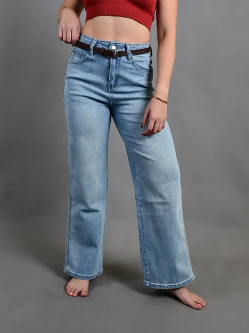 Jean Niuzai | Pantalón de Mujer Recto - Imagen 3