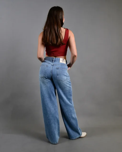 Jeans Mujer Vogue de Algodón – Corte Recto - Imagen 2
